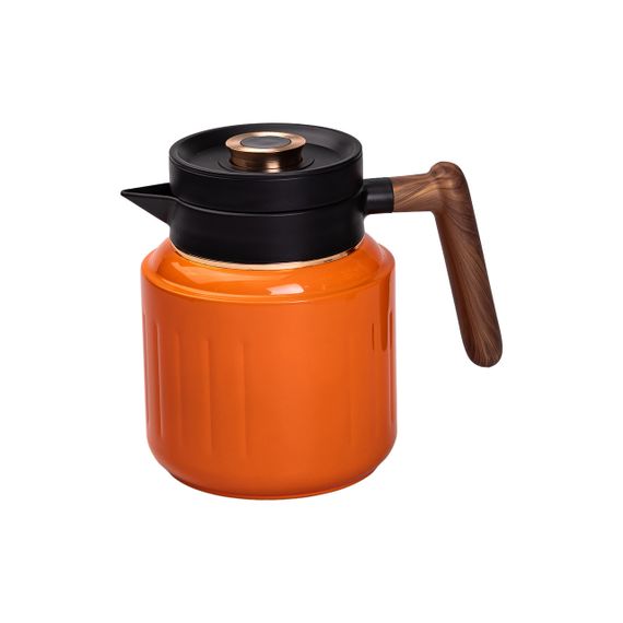 Чайник термос с индикатором температуры и заварником 1 л оранжевый HP-14-51O | Зображення 1