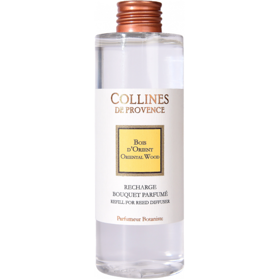 Oriental Wood (Восточное дерево) наполнитель (рефил) для аромадифузора от Collines de Provence, 200 мл