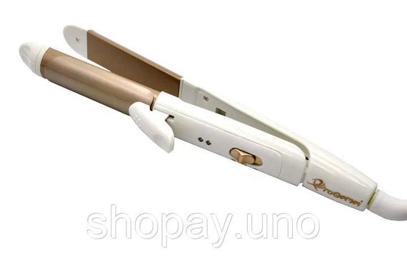 Плойка-праска для волосся GEMEI GM-2961 2 в 1 | Зображення 1