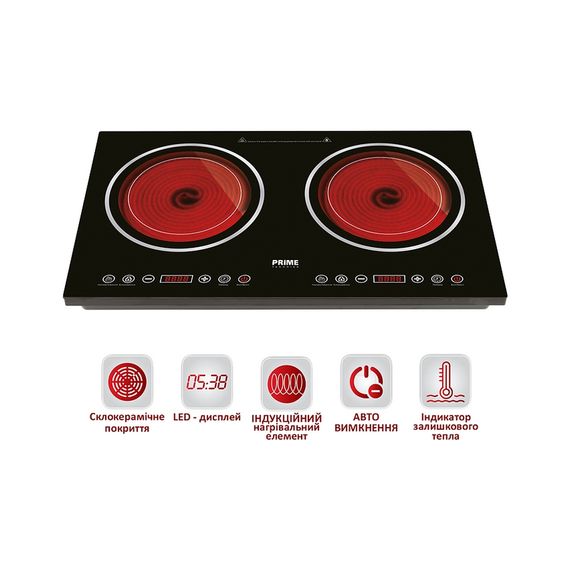 Настільна плита PRIME Technics PHC 3628 GB | Зображення 9