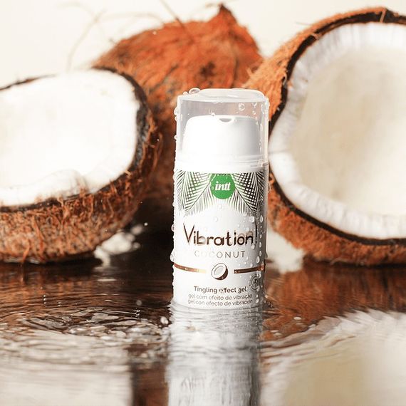 Рідкий вібратор Intt Vibration Coconut NEW 100% Vegan 15 мл | Зображення 1