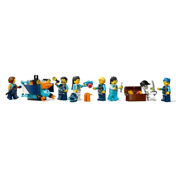 Конструктор LEGO City Глибоководний дослідницький підводний човен 842 деталей (60379) | Зображення 8