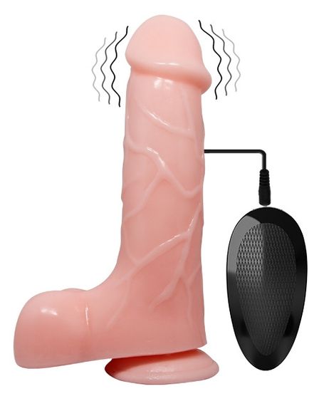 Вибратор на присоске BAILE - Barbara Multi-speed vibration, BW-008073ZSY Sex Aura | Зображення 2