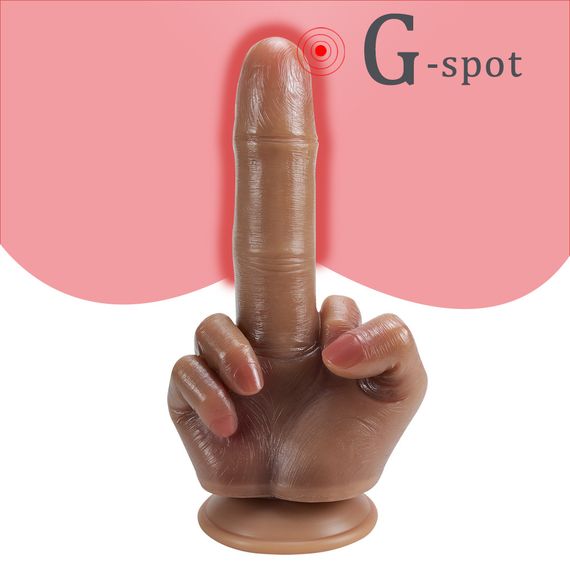 Большой фаллоимитатор для фистинга Dildo Middle Finger 210*37 mm | Зображення 6