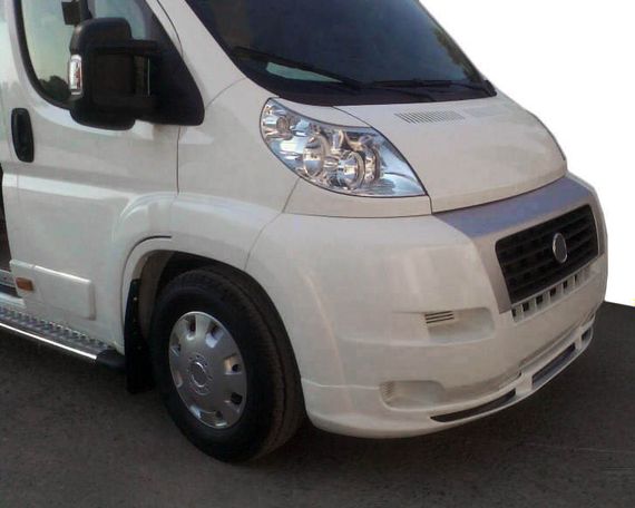 Передняя накладка 2006-2013 (узкая, под покраску) для Citroen Jumper 2007-2024 и 2014-2024 гг | Зображення 1