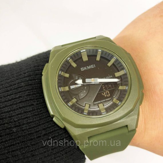 Годинники спортивні скмей, Сучасні військові годинники, Армійські годинники топ Рибальські HE-54 | Зображення 5