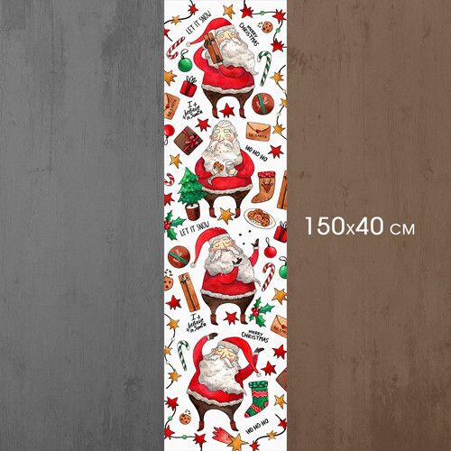 Доріжка на стіл Санта 150x40 см (DR__23NG038) | Зображення 1