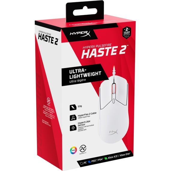Мишка HyperX Pulsefire Haste 2 USB White (6N0A8AA) | Зображення 8