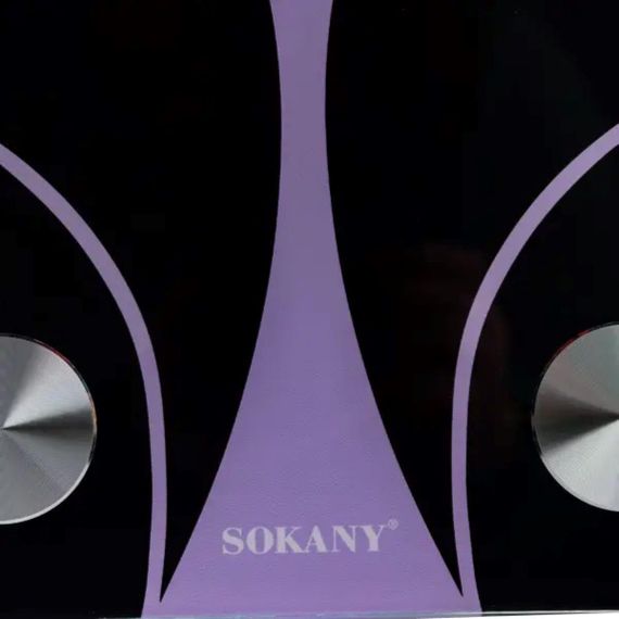 Смарт ваги електронні Sokany 26х26 см до 180 кг з Bluetooth Фіолетовий SK-19029V | Зображення 3