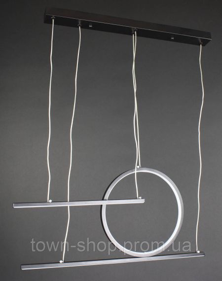 Люстра потолочная LED MJ24C-900-bk Черный 35-150х5х70 см.