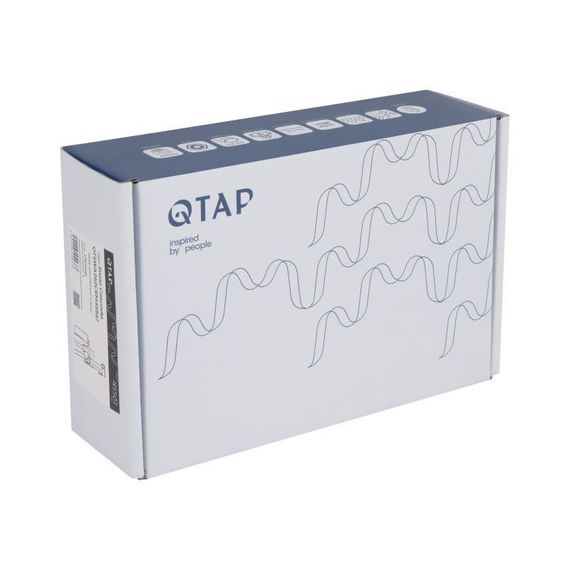 Набор для гігієнічного душу Qtap Swan Cascada прямокутний QTSWA262CRM45567 Chrome | Зображення 7
