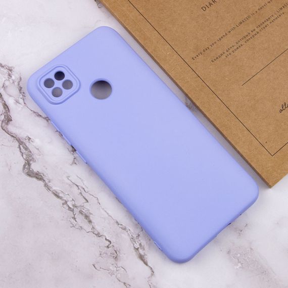 Чехол Silicone Cover Lakshmi Full Camera (AAA) для Xiaomi Redmi 10A Сиреневый / Dasheen | Зображення 3