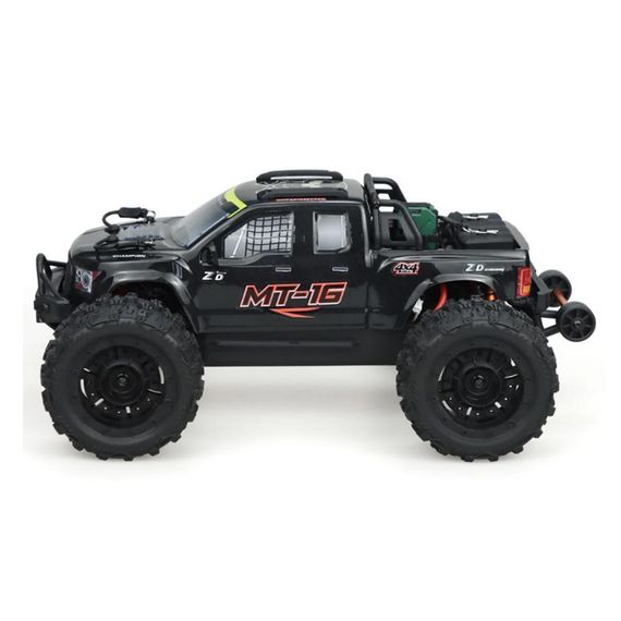 Машинка на радіокеруванні ZD Racing MT16 RTR 4WD 1/16 Monster Truck Brushless (Black) | Зображення 1
