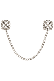 Затискачі для сосків Bad Kitty Nipple Jewellery Сріблясті One Size