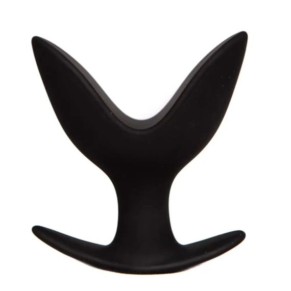 Анальна пробка Chisa Black Mont з пелюстками, ЛОТОС, чорний, L sexstyle