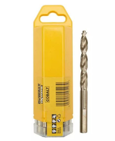 Свердло по металу DeWalt EXTREME INDUSTRIAL COBALT HSS-CO 6.5 мм 10 шт (DT4934)