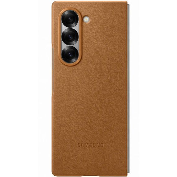 Кожаный чехол Leather Case (AAA) для Samsung Galaxy Z Fold6 | Зображення 4