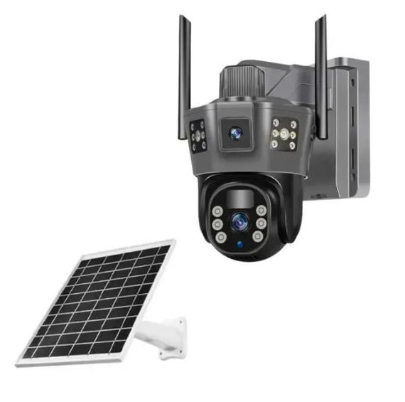Камера відеоспостереження V380Pro 4G з сонячною панеллю ЧОРНА SIM CARTA ptz 6MP (46429-TP18_1400) | Зображення 3