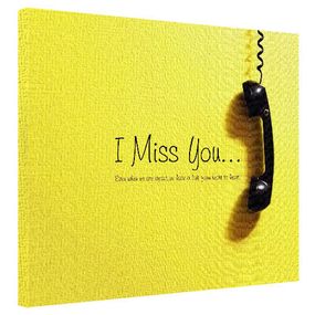 Картина на холсте I miss you... 40x50 см (H4050_YM008)