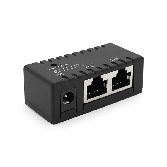 POE інжектор IEEE 802.3af PoE з портом Ethernet 10/100 Мбіт/с