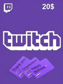Twitch Gift Card 50 USD - twitch Key - UNITED STATES