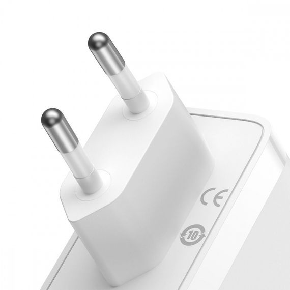МЗП Baseus GaN5 Pro 140W (2 x Type-C + USB) + Кабель Type-C + Type-C) | Зображення 6