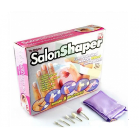 Набор для маникюра, фрезер для ногтей Salon Shaper + 5 насадок