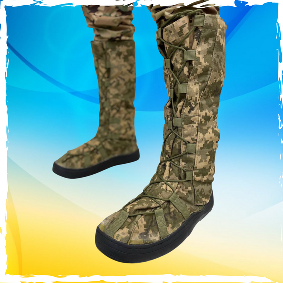 Зимові водонепроникні бахіли. Тактичні бахіли для військових. Бахили ЗСУ. 38-46