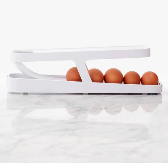 Контейнер для яиц Egg Pan · Двухуровневый органайзер – подставка для хранения яиц в холодильнике | Зображення 1