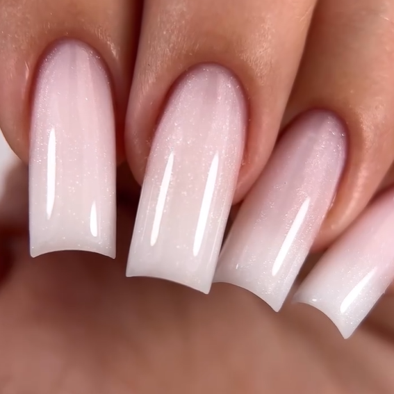 Гель для нарощення нігтів Valeri Builder Gel №18 (молочно-рожевий з шимером) 15мл | Зображення 2