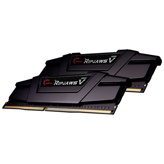Модуль пам'яті для комп'ютера DDR4 32GB (2x16GB) 3600 MHz Ripjaws V G.Skill (F4-3600C18D-32GVK) | Зображення 1
