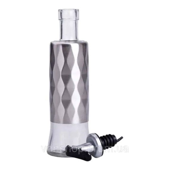 Пляшка для олії з дозатором 300 мл скляна пляшка для оливкової та соняшникової олії HP-1361 | Зображення 2