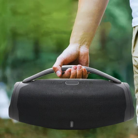 Бездротова Bluetooth колонка з LED підсвічуванням Boombox 3 Mini RGB B11 | Зображення 4