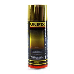 Емаль акрилова суперхром дзеркальне золото глянець 400 мл UNIFIX 9510531