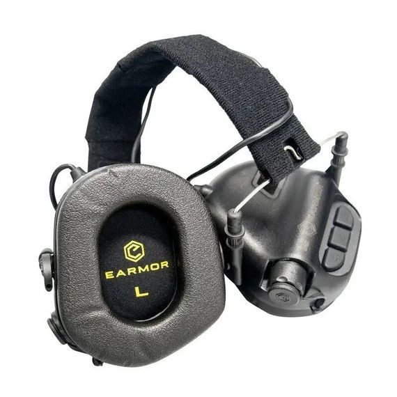 Тактические наушники EARMOR M31 Black с универсальным креплением | Зображення 5