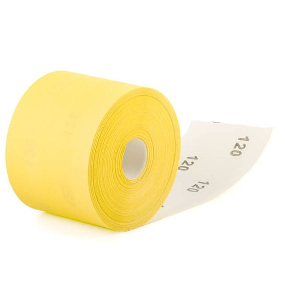 Шкурка шліфувальна, паперова основа, К120, 115 мм × 50 м INTERTOOL BT-0821 | Зображення 2