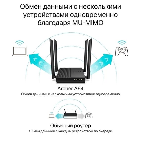Бездротовий маршрутизатор TP-Link Archer A64 | Зображення 6