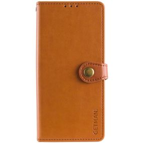 Шкіряний чохол-книжка GETMAN Gallant (PU) для Xiaomi Redmi Note 13 Pro+ Коричневий