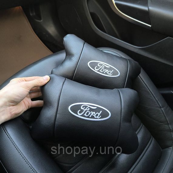 Подушка для водія для авто Ford, Подушка підголівник в подарунок комфорту в авто VB-79 | Зображення 2