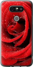 Чехол на LG G5 H860 Красная роза "529u-348-17620"