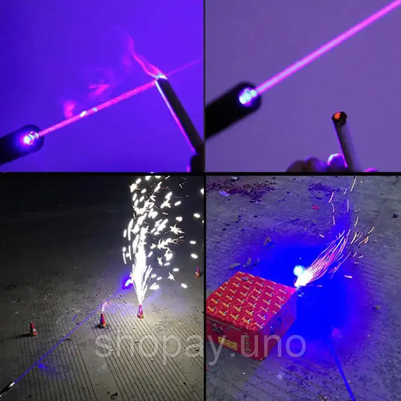 Лазерна указка  Laser B017 50000 mW 450 nm 10000 m | Зображення 2