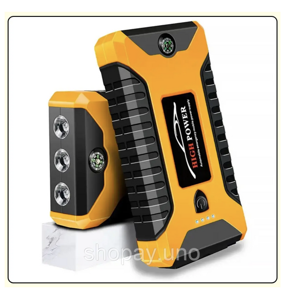 Пускозарядний пристрій для авто жовтий JUMPSTARTER JX27 99800 mAh ∙ Автомобільний пуско-зарядний пристрій JX27 Power Bank | Зображення 5
