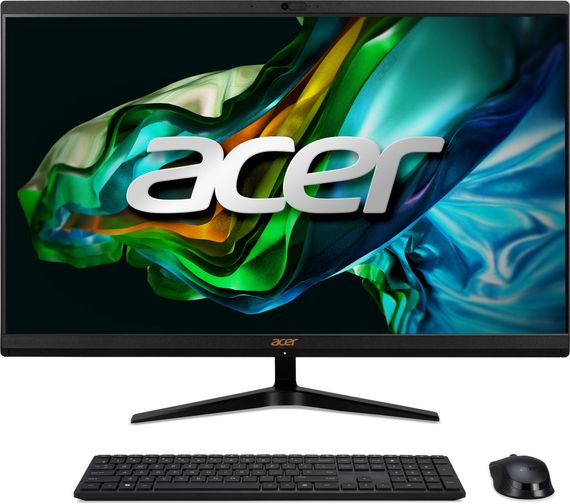 Персональний комп'ютер моноблок Acer Aspire C24-1800 23.8' FHD, Intel i5-1335U, 16GB, F512TB, UMA, WiFi, кл+м, без ОС, чорний (DQ.BKMME.00K)