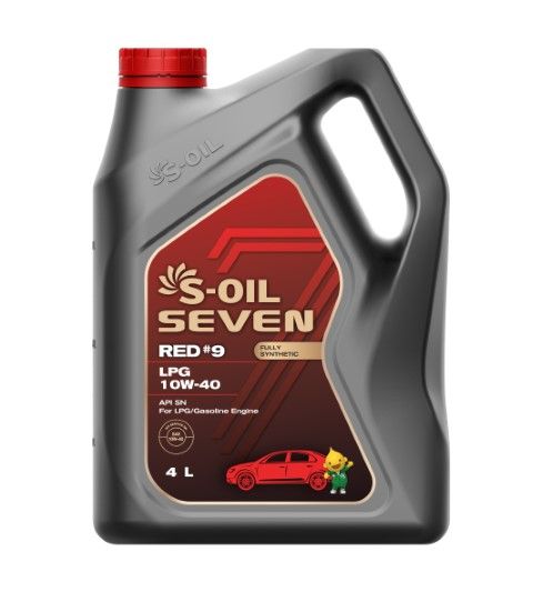 Моторна олива S-OIL 7 RED #9 LPG 10W-40 4л.