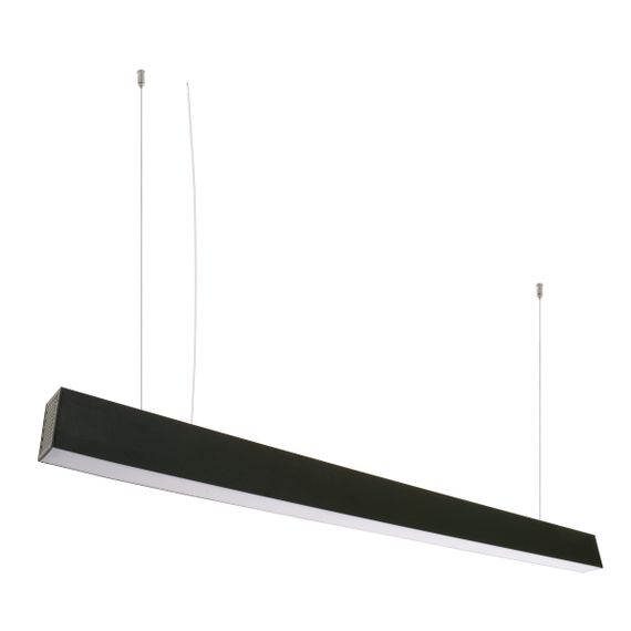 Линейный подвесной светодиодный светильник FLF-66 45W NW BK LED 1,2m