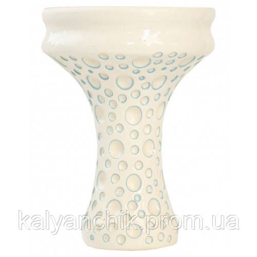 Чаша для кальяну ETNA Katana Dot Glaze White