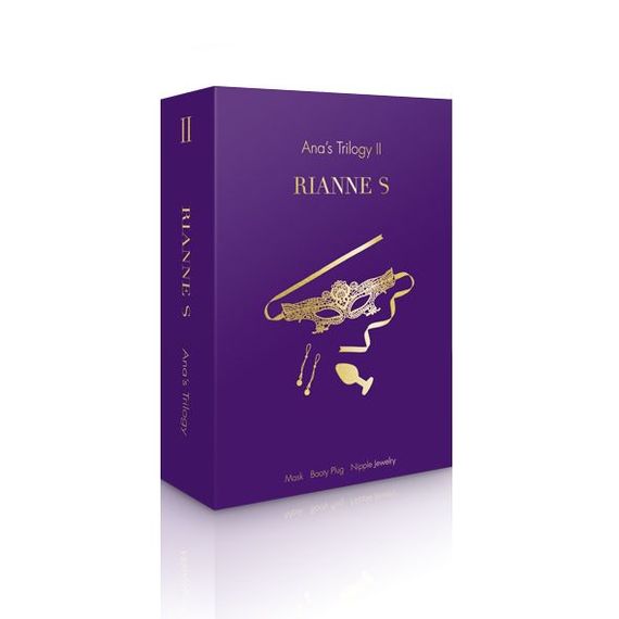 Романтичний подарунковий набір RIANNE S Ana's Trilogy Set II: силіконова анальна пробка 2,7 см, ласо | Зображення 1