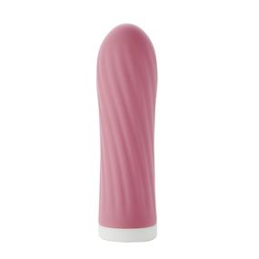 Мини-вибратор рельефный Sweet Em Velvet Lure, розовый sexstyle