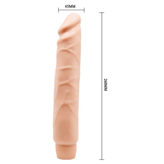 Вібратор - Barbara Jack Vibrator 10" Flesh Sex Aura | Зображення 9