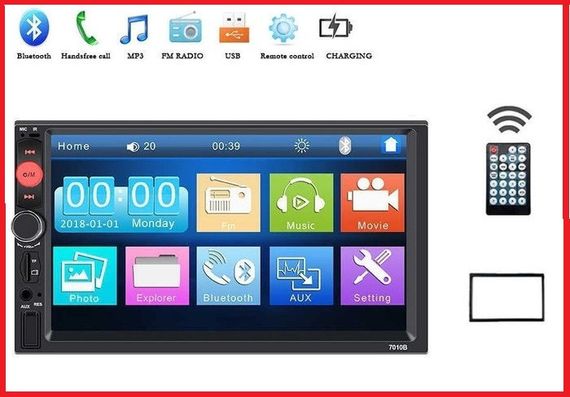 Автомагнітола 2DIN 7010 little + пульт (20) | Автомагнітола Pioneer